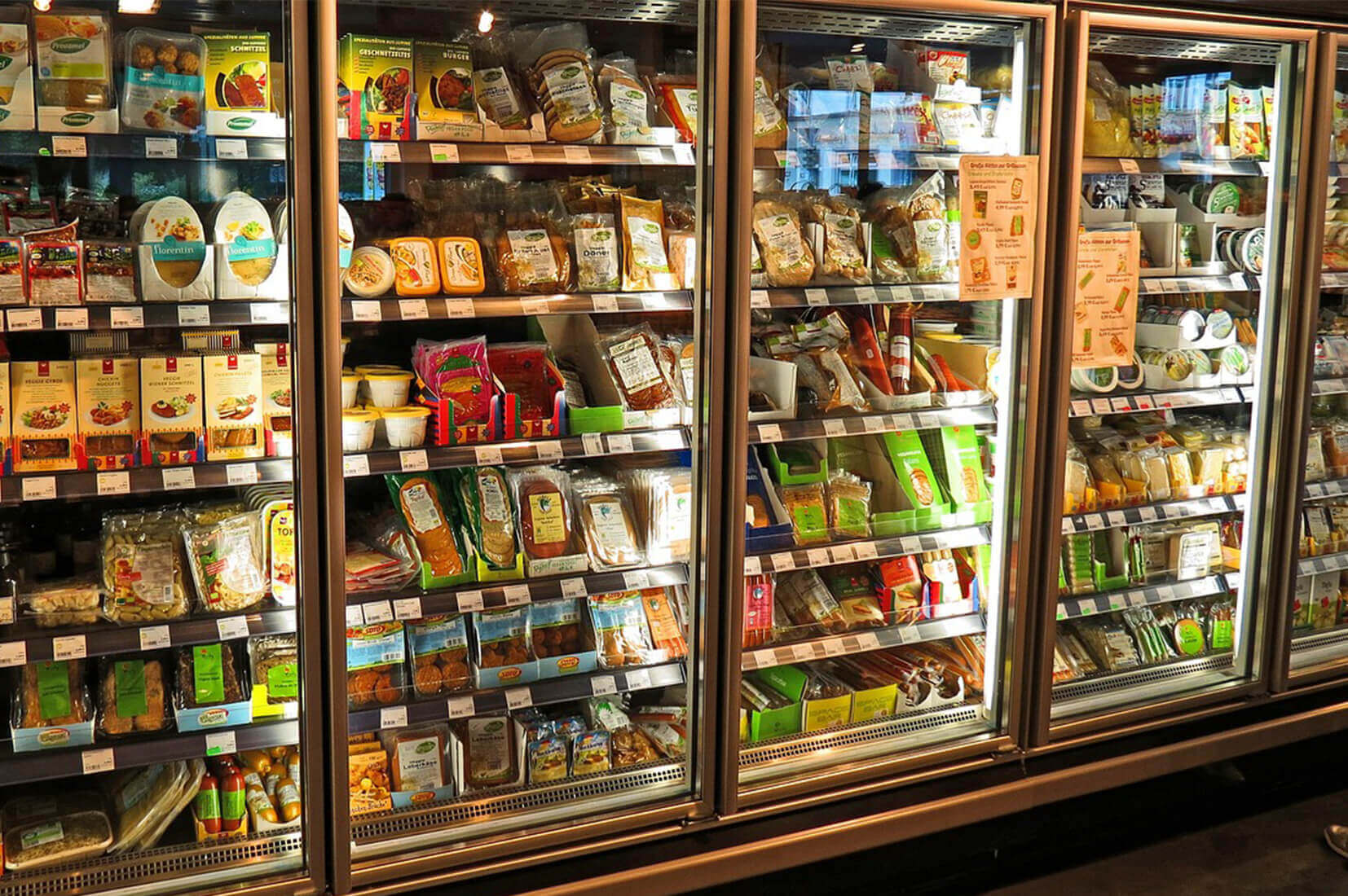 full supermarket commercial refrigerator